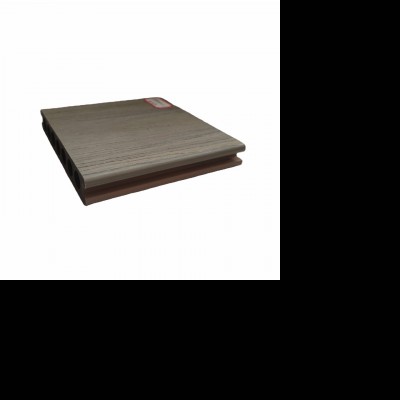 Wpc Co-extrusion Composition Grooved Flooring Decking Outdoor Wpc Boardwalk Wood Plastic Composite Solid Exterior Flooring